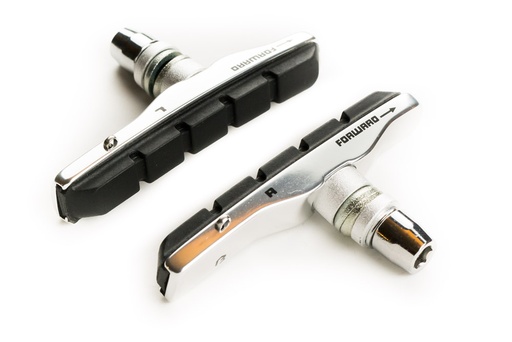 [#BF-MTB-945VC-SLVBK] Fékpofa BIKEFUN MTB 72 mm menetes cartridge, ezüst - MTB-945VC-SLVBK