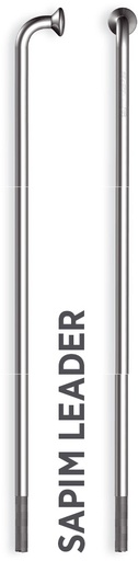 [#BF-SALE14284Z] Küllő SAPIM LEADER Inox 14G 284mm J-Bend fekete + Polyax réz 14G 12mm fekete