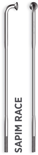 [#BF-SARA14294I] Küllő SAPIM RACE Inox 14G 294mm J-Bend + Polyax réz 14G 12mm ezüst