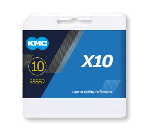 [#BF-X10GOLD] Lánc KMC X10 arany 1/2x1/128 112L