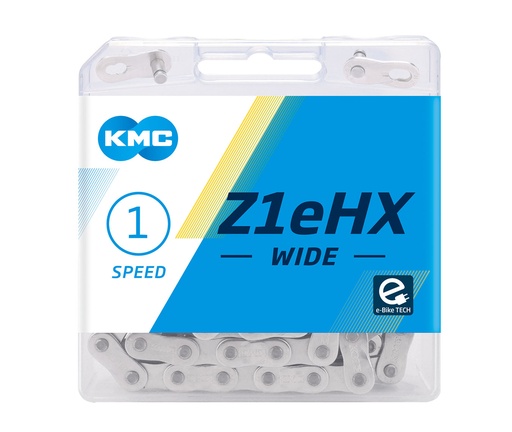 [#BF-Z1EHX-W] Lánc KMC Z1EHX-W agyváltóhoz 1/2x1/8 112L sötét ezüst (Z510H)
