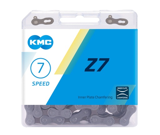 [#BF-Z7] Lánc KMC Z7 7 speed MTB 1/2 x 3/32 114 (Z50)