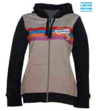 [#PL-2208XL] PULÓVER SCHWALBE SWEAT JACKET STRIPE DESIGN COLORED NŐI SZÜRKE/FEKETE XL {2/7}