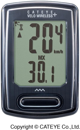 [#PL-CCVT235WB] COMPUTER CATEYE VELO WIRELESS+ CCVT235 8FUNK HÁTTÉRV. WLESS FEKETE{2/4-10/10}